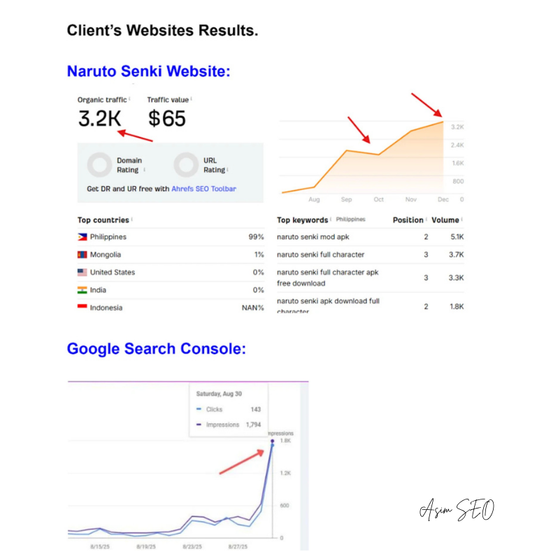 Website Case study